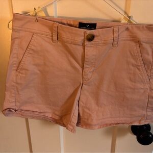 American Eagle Outfitters Blush Pink Chino Bermudas